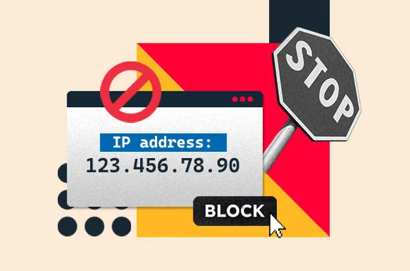 blok ip address di server linux